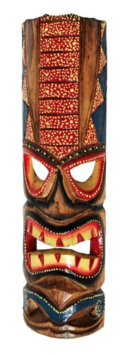 Tiki masque panneau bois - masque,