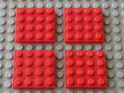 Lego plaque rouge - lego, red
