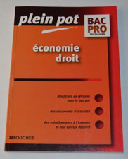 Bac Pro tertiaire - Economie et droit - Plein Pot - livre