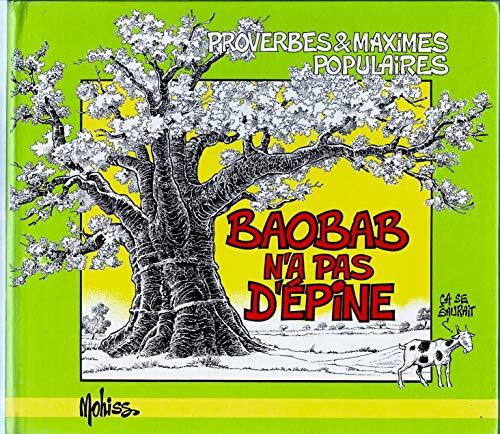 Baobab pas d - pas, d'épine