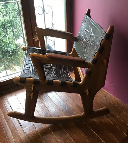 Fauteuil rocking chair vintage