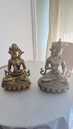 Lot statues bouddhistes - 2,