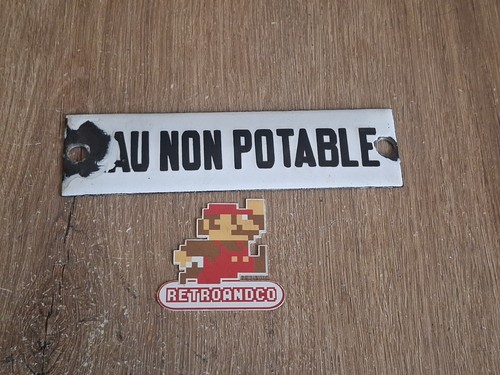 Ancienne plaque émaillée - ,
