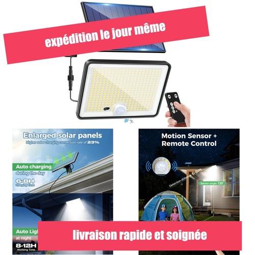 Projecteur solaire extérieur