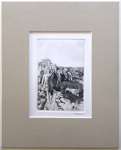 Gravure eau forte - :, les