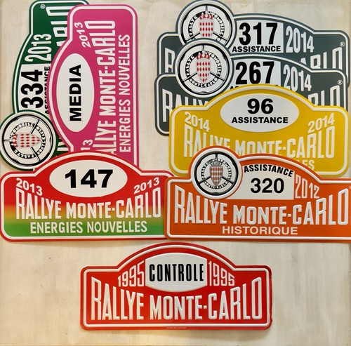 Plaques rallye monte carlo - plaques,
