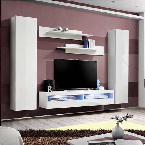 Ensemble meuble mural fly - meuble, tv