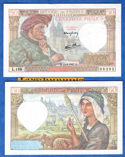 Francs jacques cœur - 50,