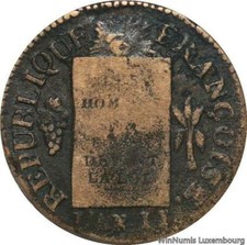 R6813 Rare Convention 1 Sol aux balances an II 1793 W. Arras -> Make offer