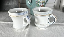 Lot de 2 anciennes tasses brulot en Porcelaine de Paris époque XIXeme