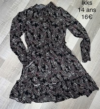 Ikks  14 ANS FILLE : robe rose