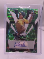 2023 Leaf Eclectic Valiant GREEN Prismatic /2 Luis Morales #V-LM1 Auto A'S OAK