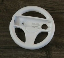Nintendo Wii White Racing Steering Wheel for Mario Kart (RVL-024) Genuine OEM