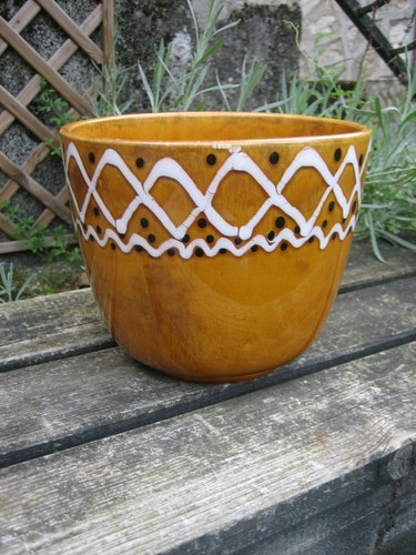 Ancien cache pot vase - , en