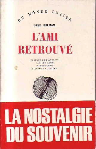 Ami retrouvé fred uhlman - l'ami,