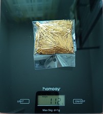 112g Old gold plated contacts 