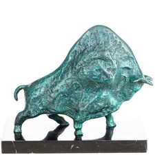 Statue taureau abstrait - taureau, en