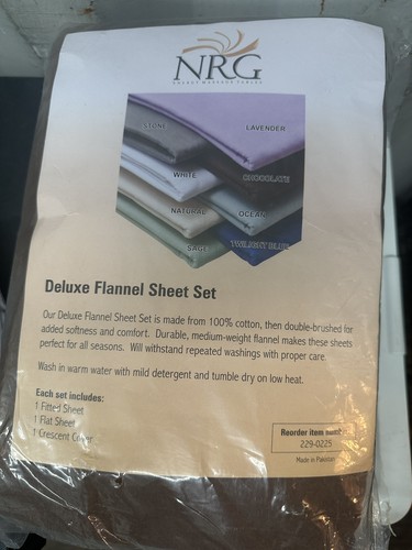 New nrg deluxe flannel sheet - deluxe,