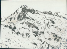 France, Alpes, Cime du Gélas Vintage silver print Tirage argentique  11x14