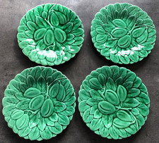 Lot de 4 assiettes barbotine