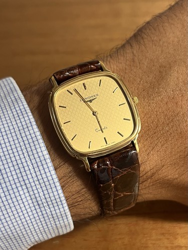 Montre longines quartz - quartz, dorée