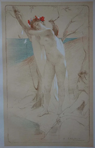 Antoine calbet nu rêvant - antoine, :