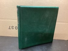 Reliure à anneaux Lindner (18 anneaux) 1 fois utilisée vide verte