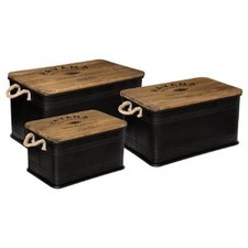 Lot de 3 Malles Design en