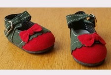 chaussure Rouge Vert 55mm