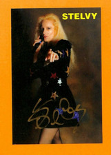 MAULÉVRIER (49) FORMAT CPM / STELVY / CHANTEUSE / TRANSFORMISTE ? / DÉDICACE