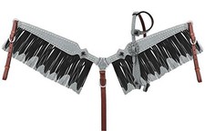 Ensemble d'attache de cheval col de poitrine Western Selle One Ear...