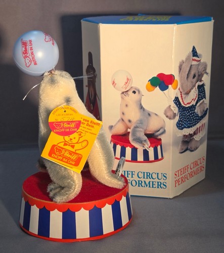 Vintage steiff teddy seal with - steiff,