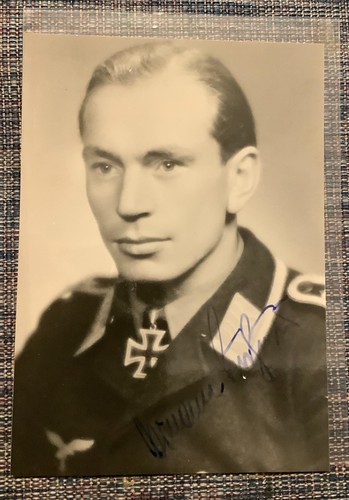 Post war signed photo - post-war,