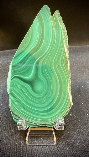 Malachite slab with - slab, 50