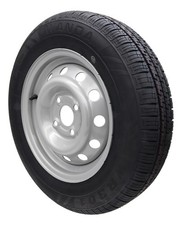 Roue Compléte 145R13,4 x 100 de Secours Pneu Remorque 4Jx13 Jante Point 16/25