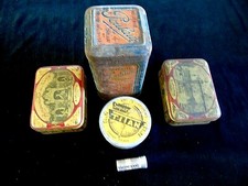 lot de 5 boites métal