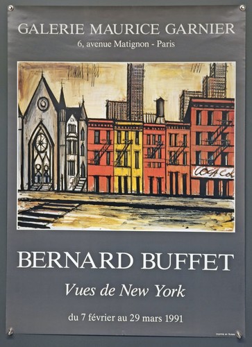 Bernard buffet 1991 - buffet, poster