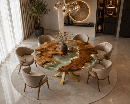 Table manger ronde en - table,