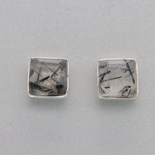 Square RUTILATED QUARTZ Post