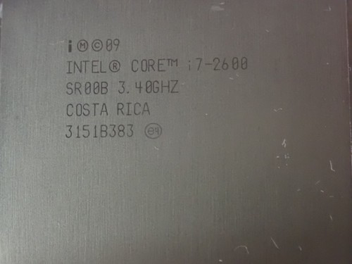 Intel core 2600 - core, i7-2600