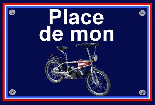 Plaque place de ma - place,