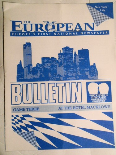 The européen world chess - the,