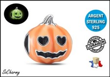 Charm HALLOWEEN Citrouille - Pour bracelet PANDORA - Argent Sterling 925