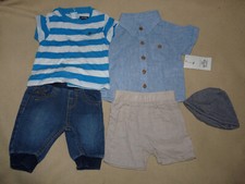 Lot vêtements d'été ensembles haut+bas garçon 1-3 mois Kiabi Primark neuf et TBE