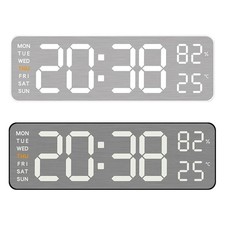Horloge Murale LED Moderne 9 Pouces pour Am??lioration D??coration Chambre ou Sa