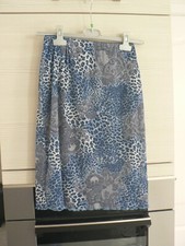 JUPE FEMME VOILE marque JENNIFER TAILLE S 36 38 BLEU DOUBLEE**