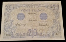 20 Francs Bleu 1912