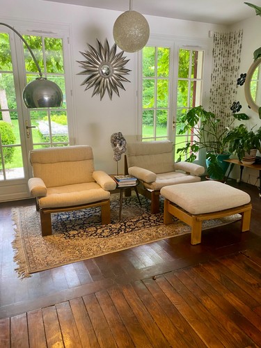 Paire fauteuils ottoman - de,
