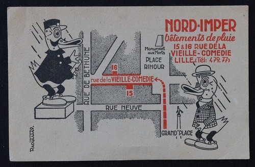 Carte postale publicitaire