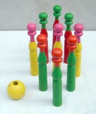 QUILLES EN BOIS - JEUX - JOUET